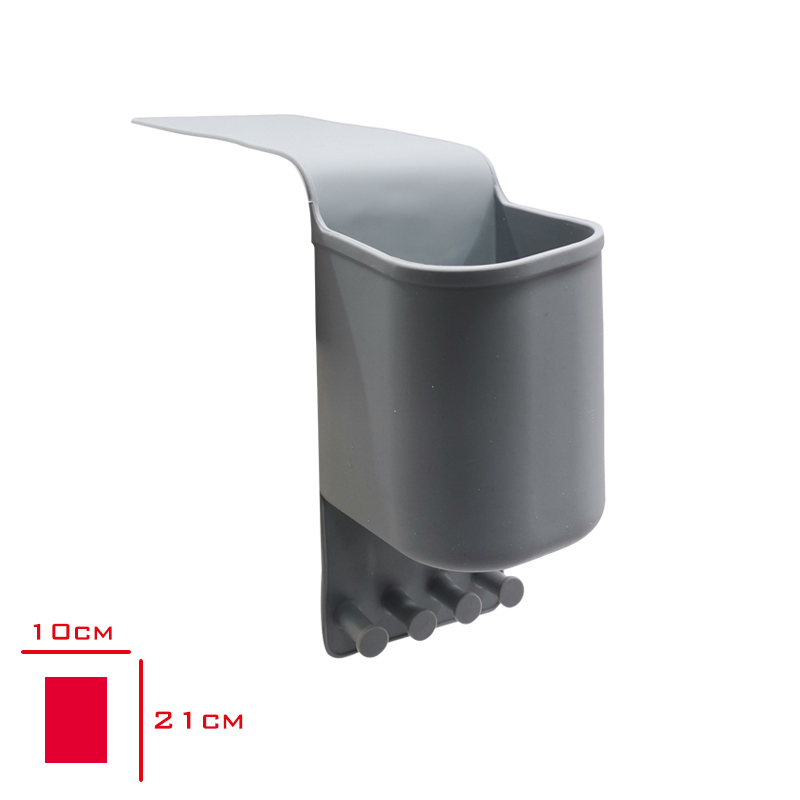 Wenko Mutfak Organızerı Oval Slıkon Gri 23481100