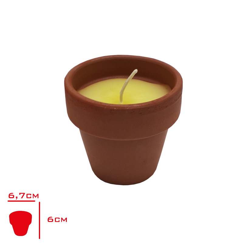 Mıstıque Mum Toprak Saksıda Cıtronella
