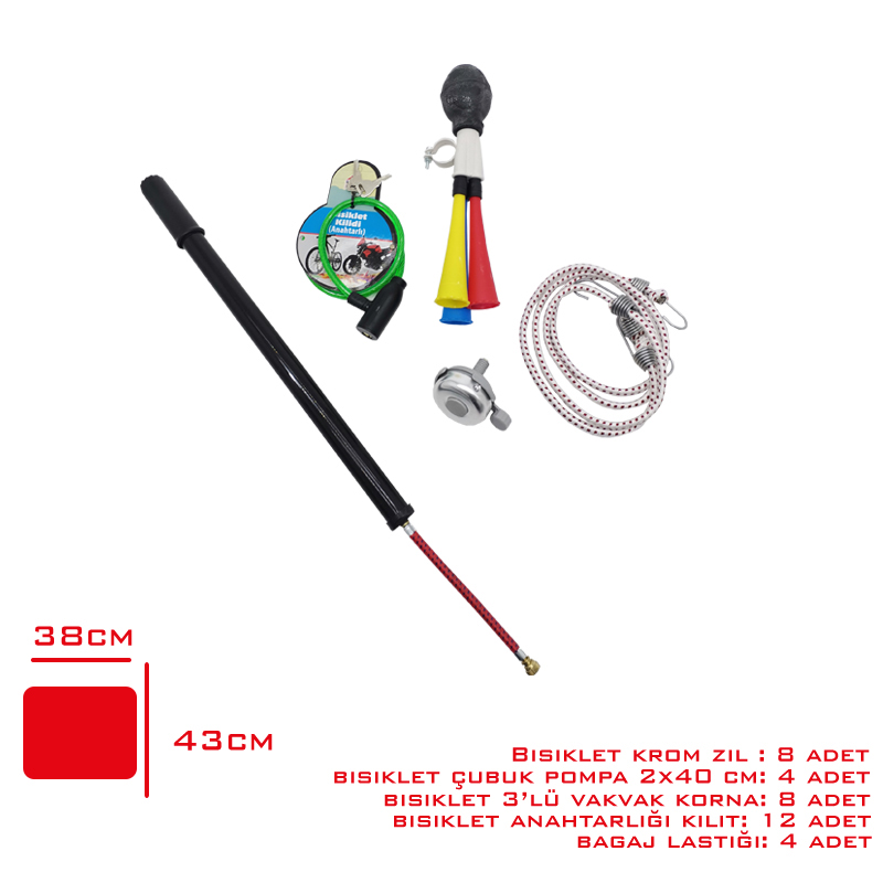 Bısıklet Malzemelerı 36 Parca Set