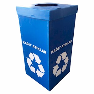 Gerı Donusum Kutusu Mavi (Kağıt)