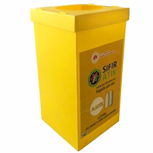 Gerı Donusum Kutusu Sarı (Plastik)