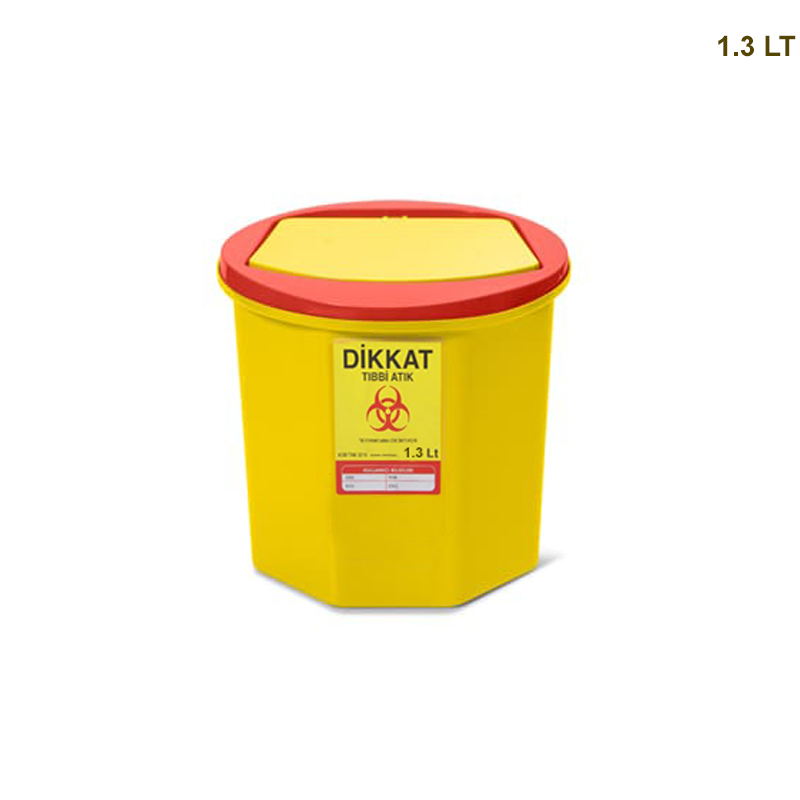Nemkar Koseli Tıbbı Atık Kovası 1,3 Lt