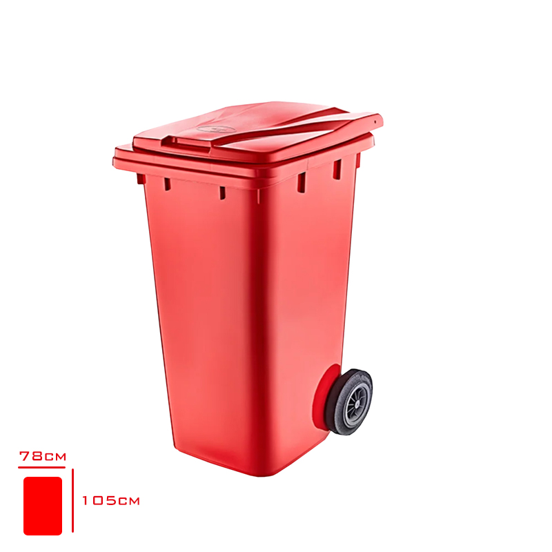 Tema Konteyner 240 Lt Kırmızı
