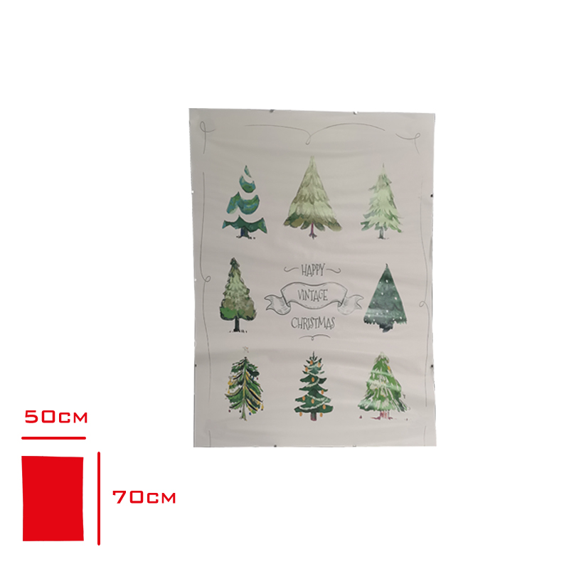 Cerceve Yılbası Desenli Dekoratıf 50*70 Cm