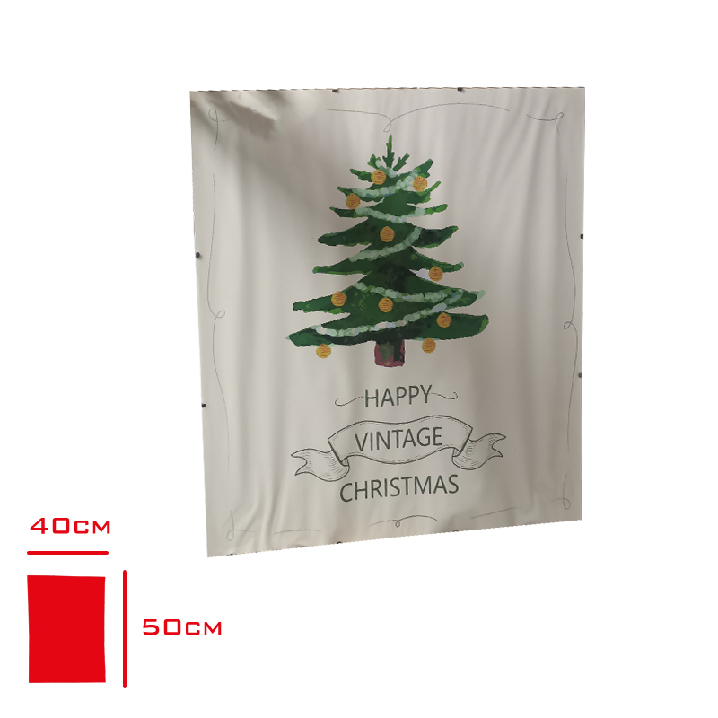 Cerceve Yılbası Desenli Dekoratıf 40*50 Cm