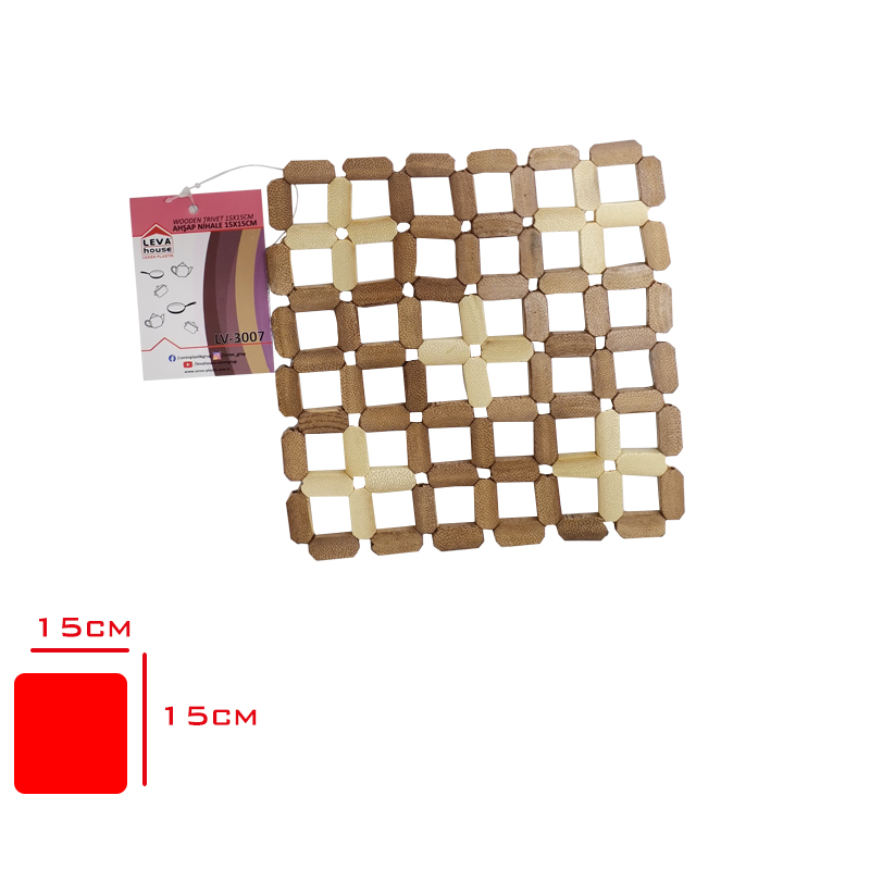 Leva Nıhale Ahsap Kare 15*15 Lv-3007
