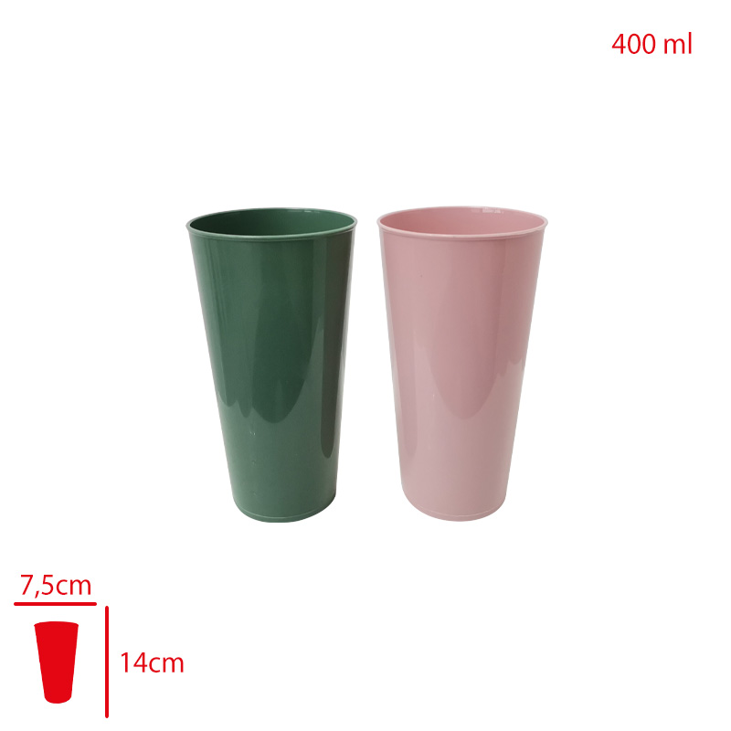 Leva Bardak Renkli Bonny 400 Ml G-672