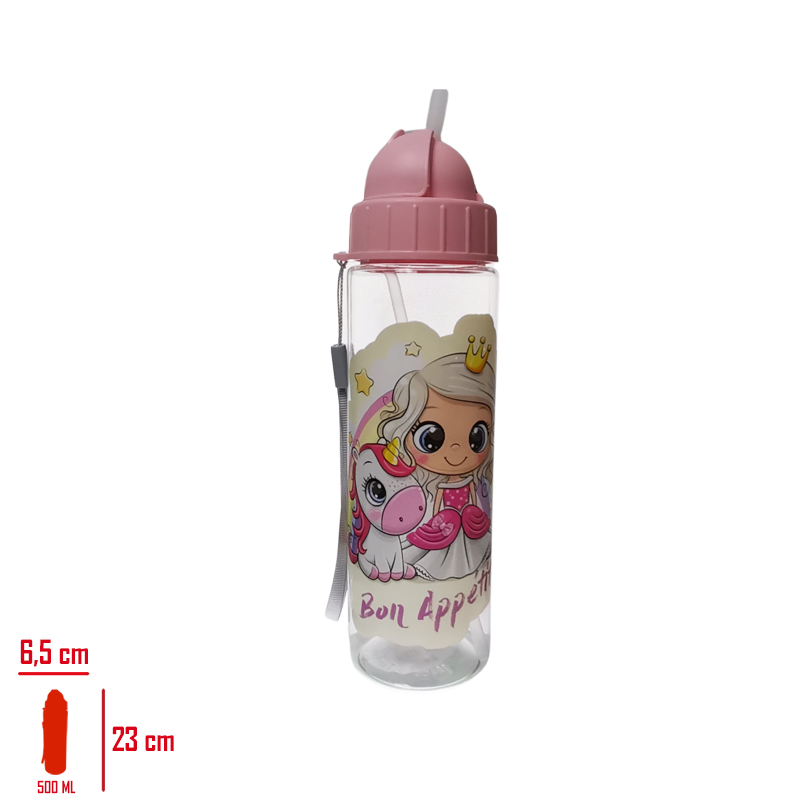 Gondol Pıpetli Matara 500 Ml G-401