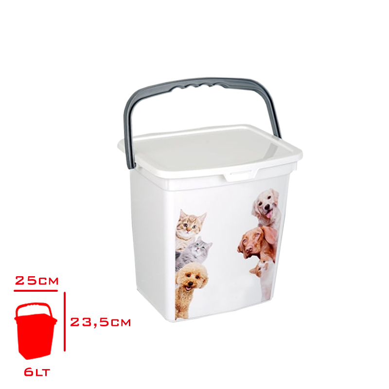 Cankaya Pets Mama Saklama Kabı 6 Lt 2354