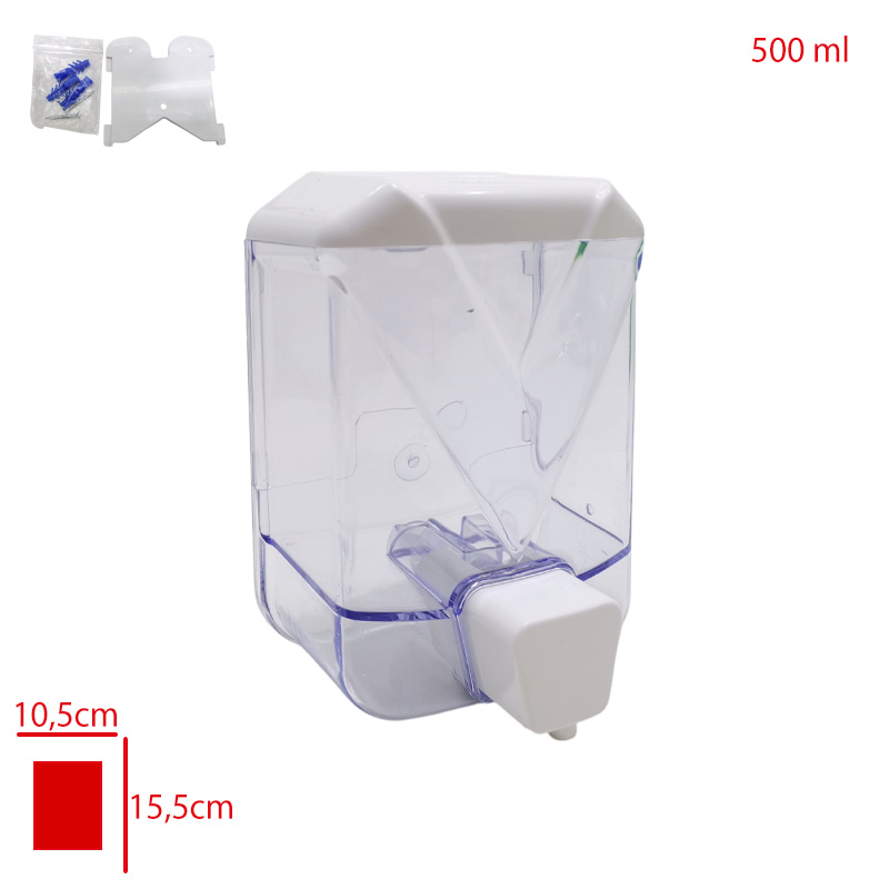ZAMBAK SIVI SABUNLUK DISPENSERI 500 ML ZP-180