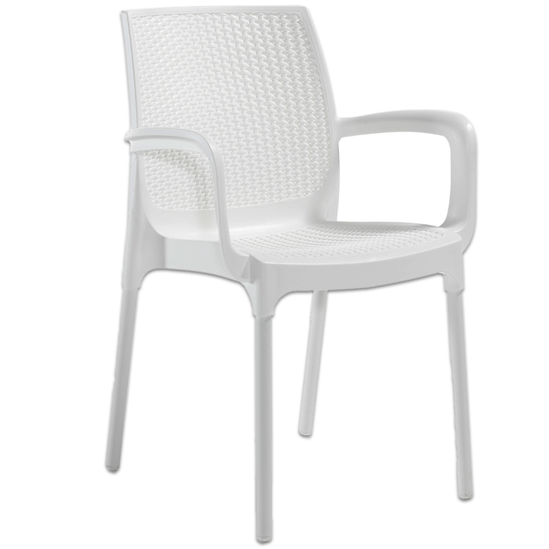 Novussı Koltuk Sunset Rattan Alüminyum Ayak Beyaz R008-001