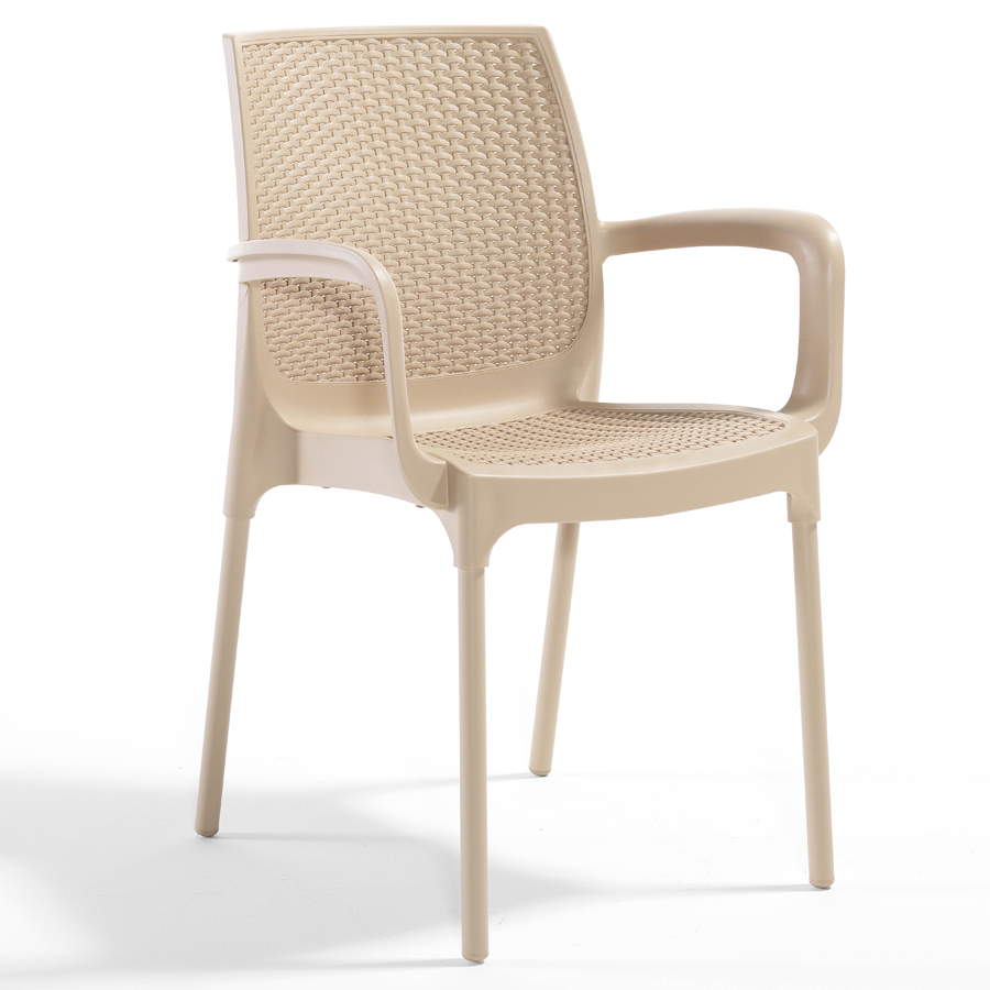Novussı Koltuk Sunset Rattan Alüminyum Ayak Cappuccıno R008-042