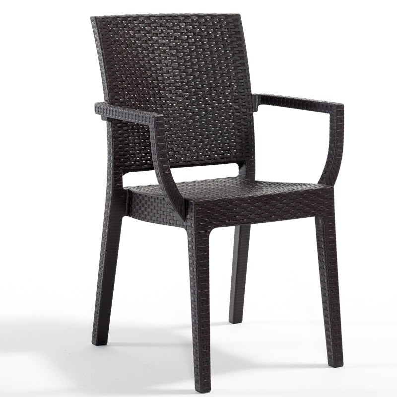Novussı Koltuk Sıdney Rattan Kahverengı R015-004