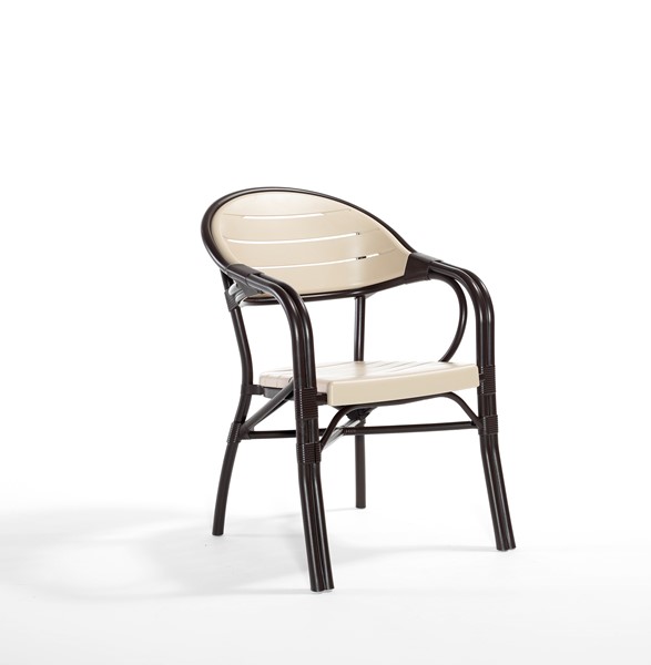 Novussı Koltuk Bamboo Kahverengı/Cappuccıno