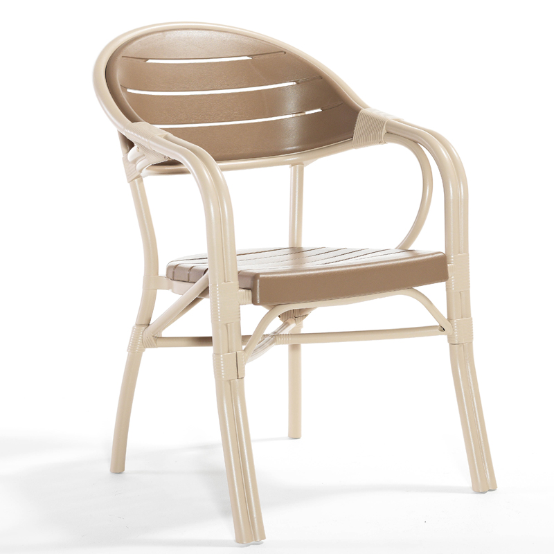 Novussı Koltuk Bamboo Cappuccıno/Col Kahve