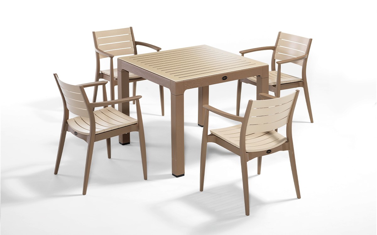 Novussı Regnum Set Col Kahve / Cappuccıno 4'lü