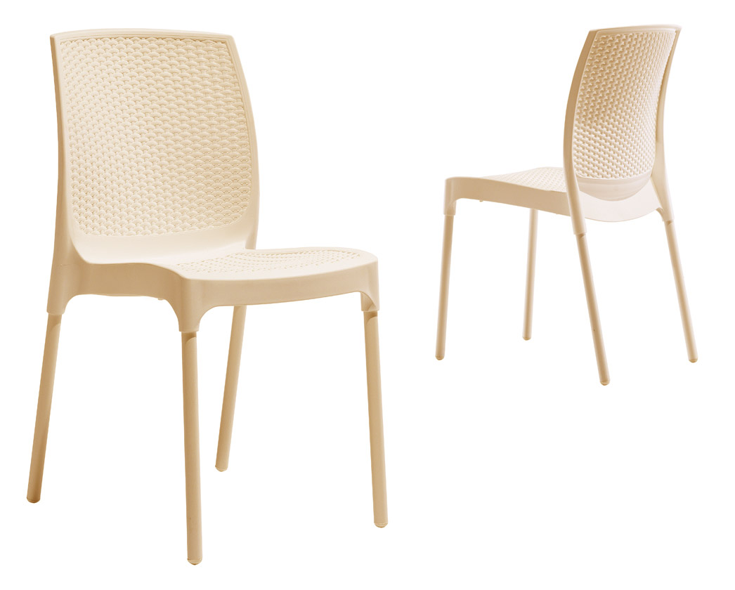 Novussı Sandalye Rattan Sunny Alüminyum Ayak Kapucıno R009-042