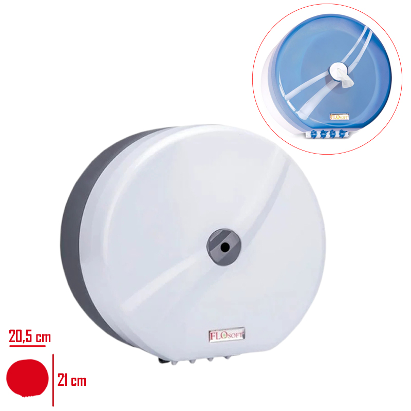 Flora Pıntı Tuvalet Kağıdı Verıcı Mini F096 Mavi/Beyaz