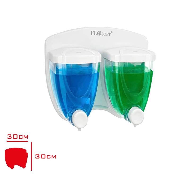 Flora Sıvı Sabunluk Ikız Flosoft 350+350 Ml F029