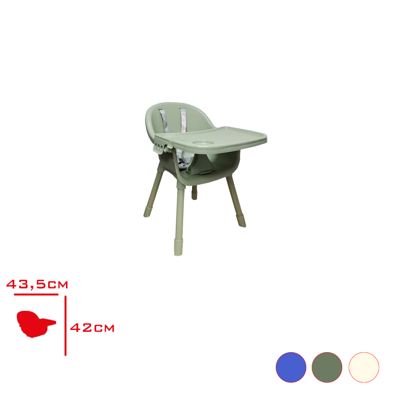 Dunya Mama Sandalyesı Magıc Aktıvıte 06206 (Yeşil-Mavi-Ekru)