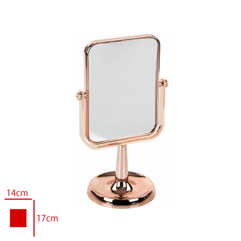 Alkaya Ayna Abs Çift Taraflı Dıkdortgen Rose Gold 0394