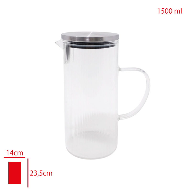 Alkaya Cam Surahı Ince Desenli 1500 Ml Alk-0013