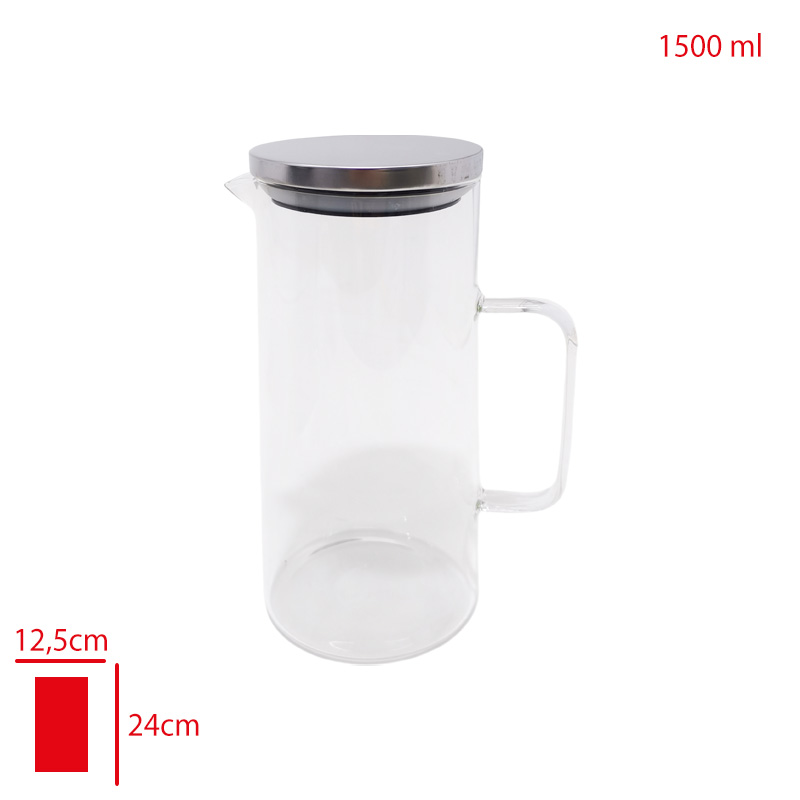 Alkaya Cam Surahı Duz Desenli 1500 Ml Alk-0014