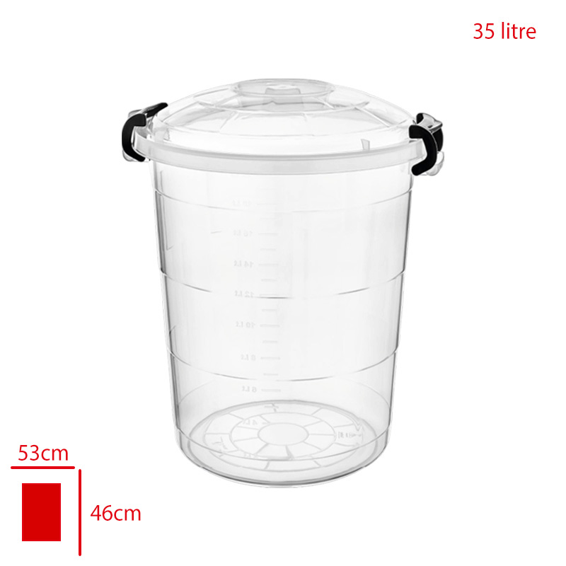 Bursev Şeffaf Tetrıs Baklıyat Kova-45 Lt 1112 91