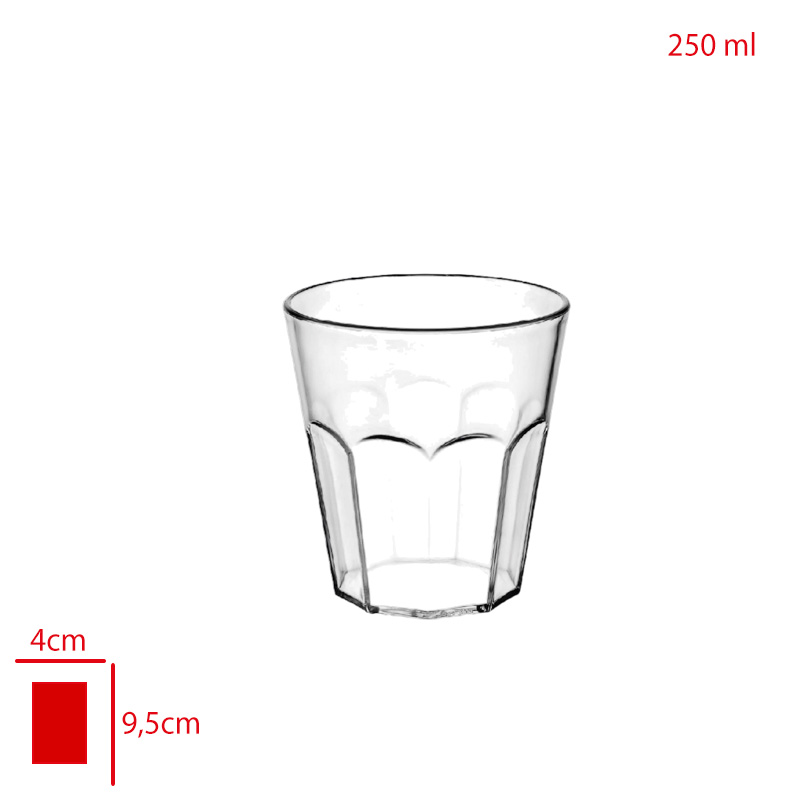 Bursev Kristal Bardak-1 250ml 1109 10