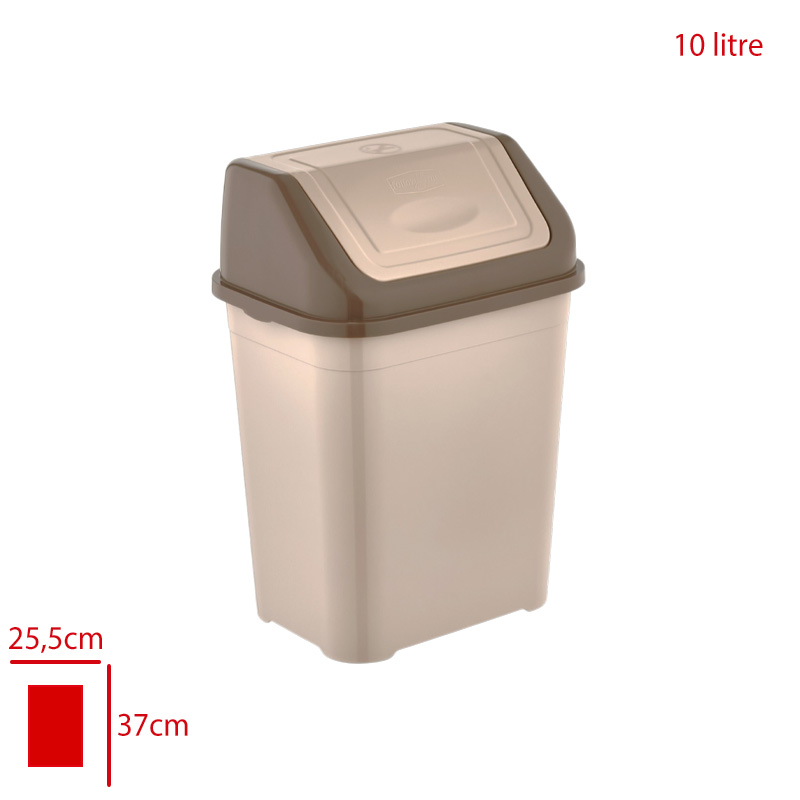 Bursev Clasıco Çöp Kovası Itmeli -3 10 Lt 4153 03