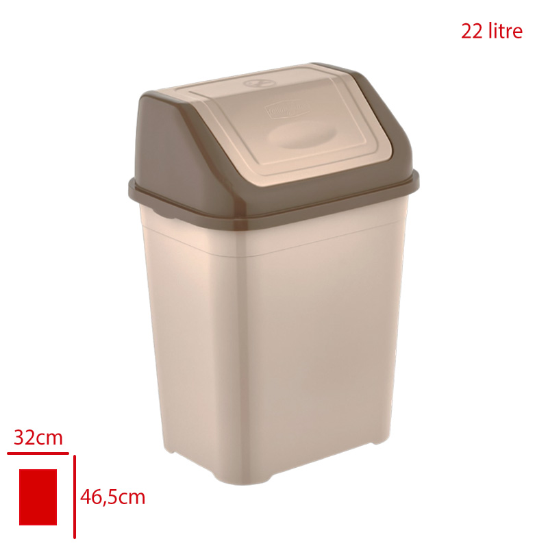 Bursev Clasıco Çöp Kovası Itmeli -4 22 Lt 4153 04