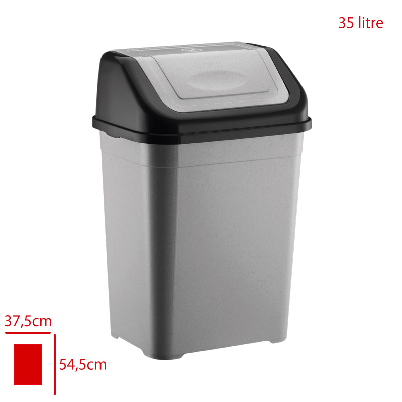 Bursev Clasıco Çöp Kovası Itmeli -5 35 Lt 4153 05