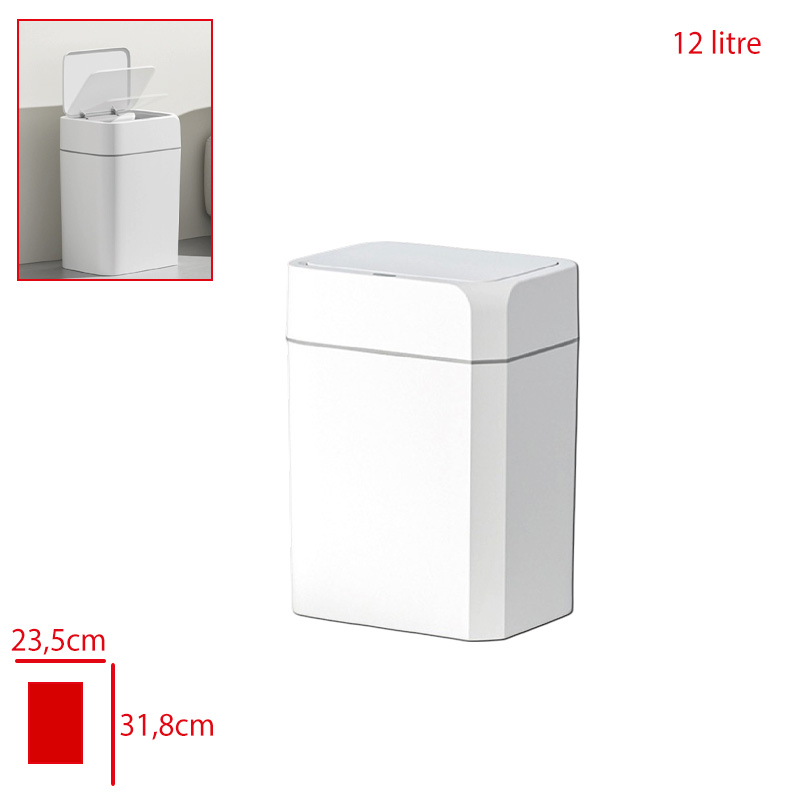 Bursev Sensorlu Çöp Kovası 12 Lt 4147 01