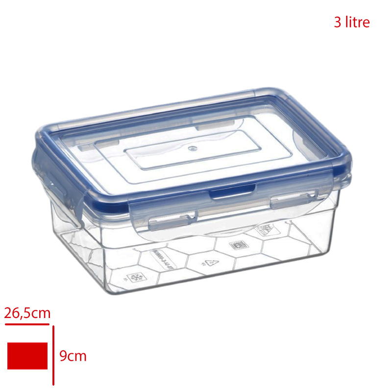 Bursev Sızdırmaz Saklama Kabı Dıkdortgen-6 3 Lt 1146 06