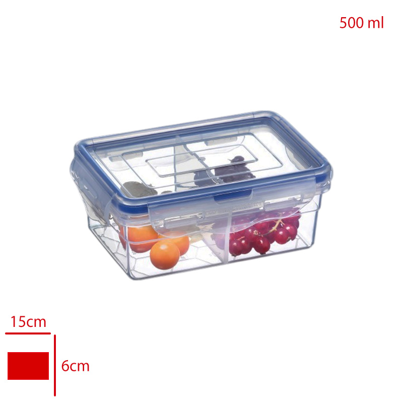 Bursev Sızdırmaz Bolmeli Saklama Kabı-0 500ml 1146 0b