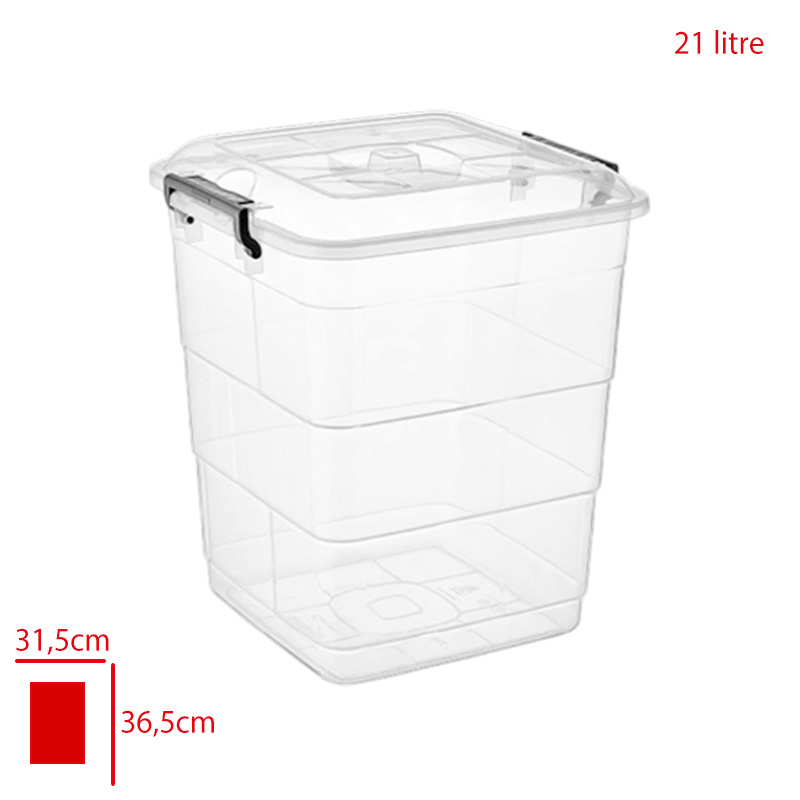 Bursev Tetrıs Kare Saklama Kabı-4 21 Lt 1152 04