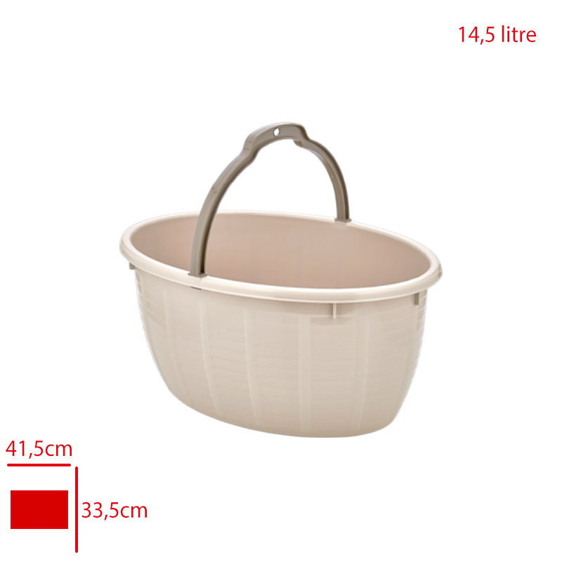 Bursev Balkon Sepetı 14,5 Lt 41,5*29*19,5 Cm 5125 01