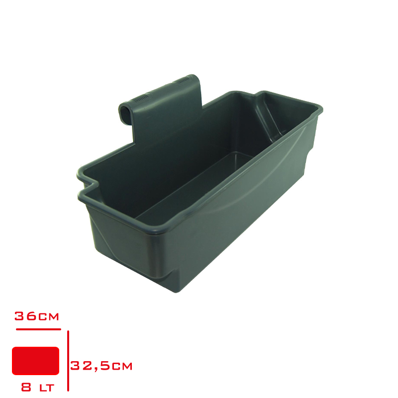 Uctem Temızlık Arabası Sepetı 8 Lt Ss780