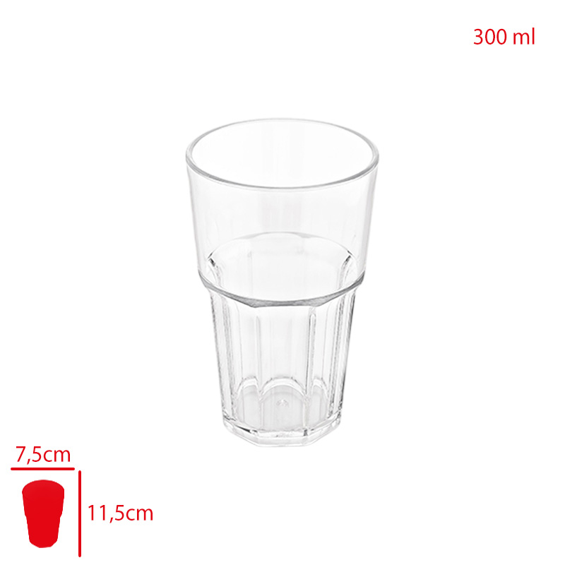 ATLAS POLIKARBON CASABLANCA BARDAK 300 ML 352