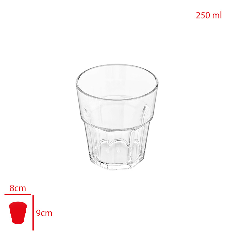Atlas Polıkarbon Casablanca Bardak 250 Ml 351