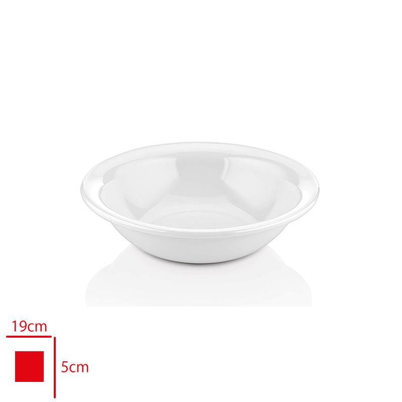 Atlas Kase Derın Beyaz 19 Cm 342