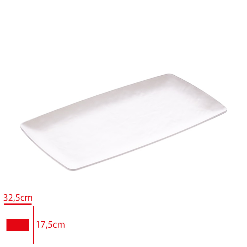 Atlas Acık Bufe Sunum Royal Beyaz Mat 32,5x17,7 Cm 461