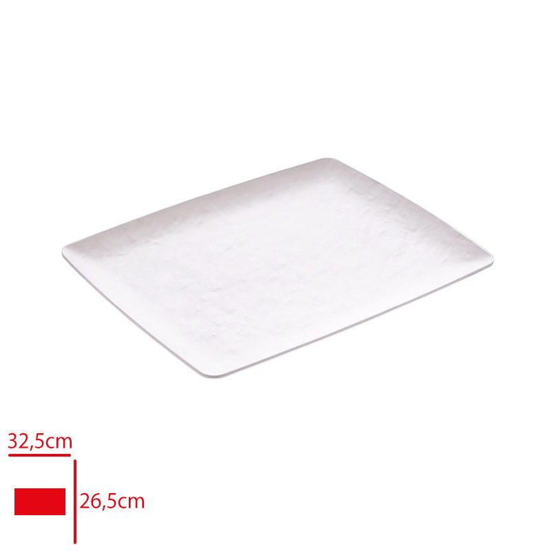 Atlas Acık Bufe Sunum Royal Beyaz Mat 32,5x26,5 Cm 462