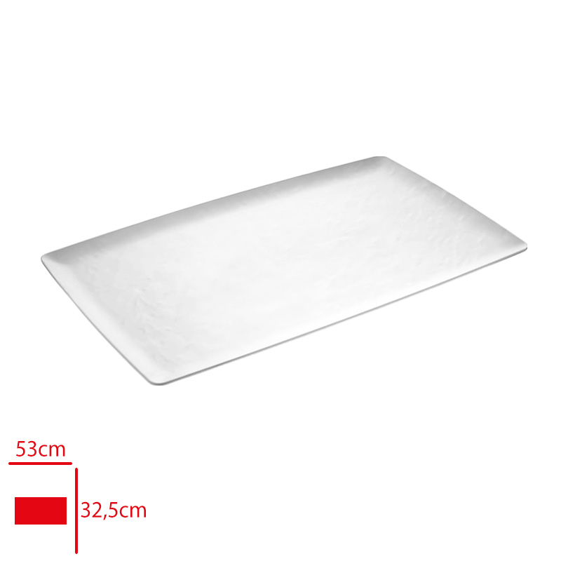 Atlas Acık Bufe Sunum Royal Beyaz Mat 53x32,5 Cm 464