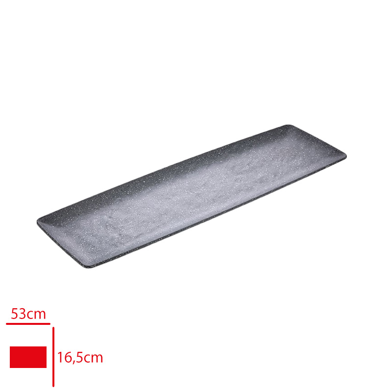 Atlas Acık Bufe Sunum Royal Gri Mat 53x16,5 Cm G463