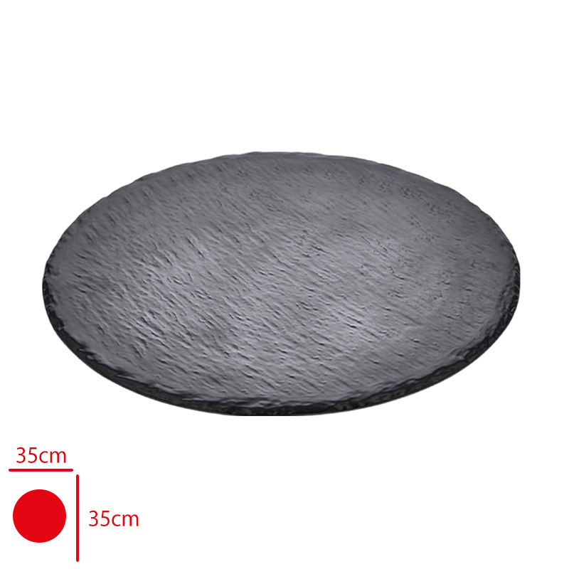 Atlas Acık Bufe Sunum Kaya Yuzey Siyah Mat Yuv. 35 Cm S398