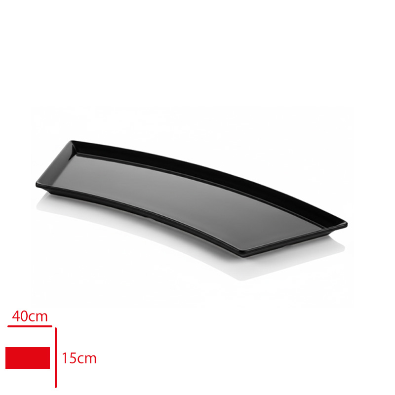Atlas Sunum Tepsı Siyah 40x15 Cm S708