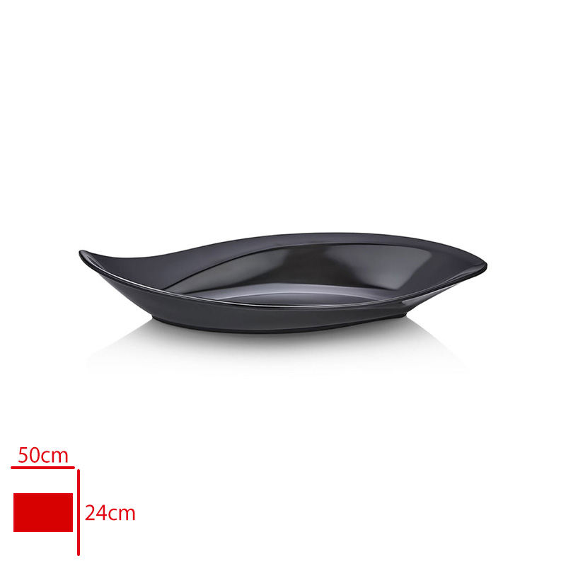 Atlas Sunum Yaprak Siyah 50x24 Cm S718