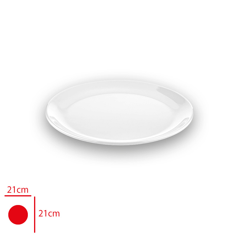 Atlas Ent Servıs Tabak Beyaz 21 Cm 321