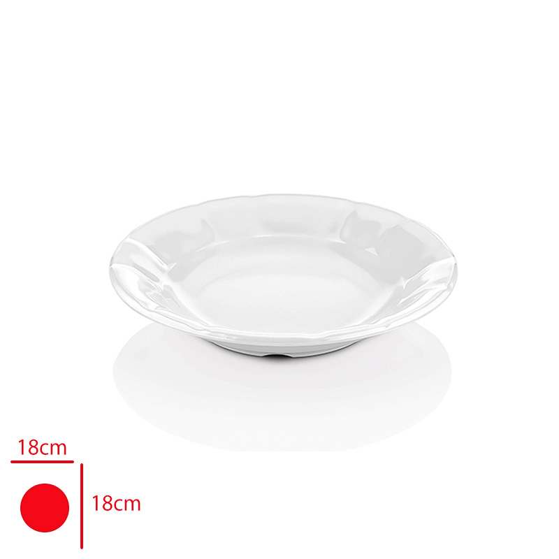 Atlas Ent Cukur Tabak Oluklu Beyaz 18 Cm 309